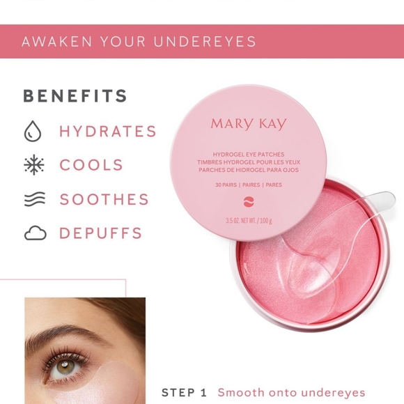 Mary Kay- Hydrogel Eye Patches 30pairs - Picture 2 of 3